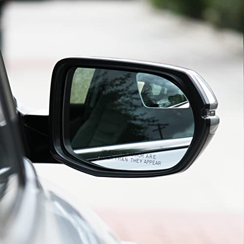 "Superfan" Car Blind Spot Mirror By Safe View Company - Change Lanes W Confidence, Frameless Hd Convex Glass, Seamlessly Contours To Rear View Side Mirrors, Peel & Stick (2Pack) #TOP1