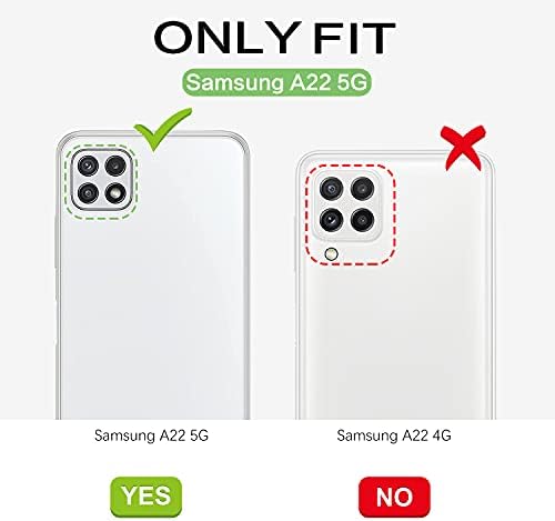 BENTOBEN Samsung A22 5G Case, Shockproof Slim Flexible Bumper Protective Phone Case Cover for Samsung A22 5G, Nebula Galaxy Pattern Silicone Phone Case for Women Men Boy Girl Purple