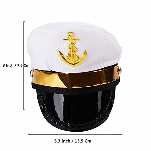 Sombrero Capitán Marinero para Mascotas miniatura 2