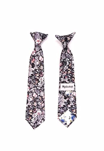 Kids Floral Clip On Tie 2.3