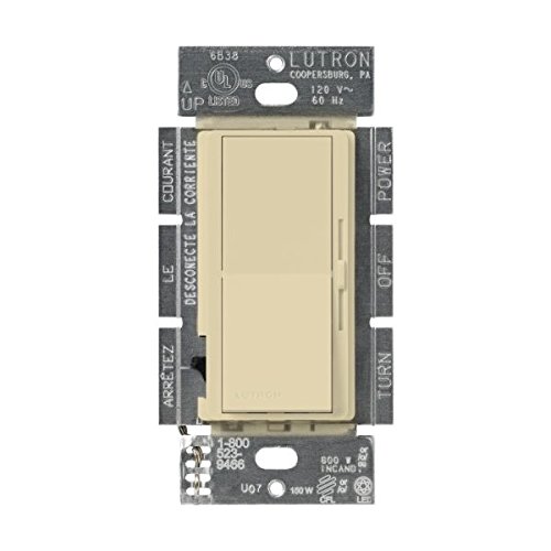 Lutron DVCL153PIV 120 Volt at 60 Hz 1Pole 3Way Dimmer Ivory Diva CL
