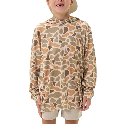 Burlebo Youth Performance Hoodie  Lightweight Long Sleeve Pullover with Hood