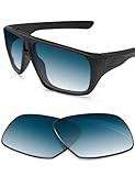 BLAZERBUCK Lentes de repuesto antisal para Oakley Dispatch 1 OO9090 - Gradiente azul