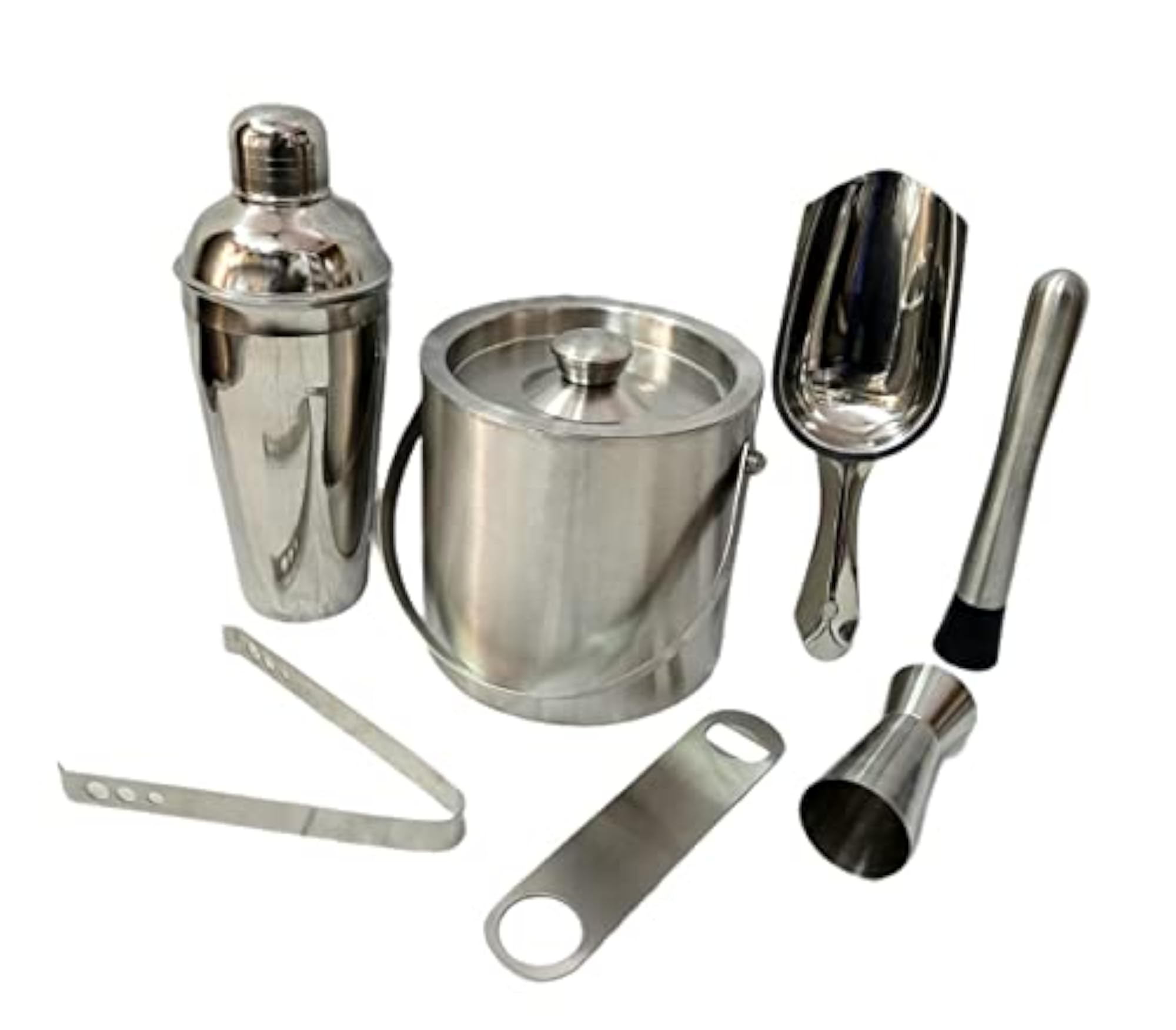 Stainless Steel Insulated Ice Bucket, 1L