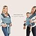 Moby Baby Wrap Carrier Easy-Wrap for Newborns to Toddlers (8-33lbs), Infant Sling Carrier, Lightweight & Hands Free Design for Mom and Dad, Adjustable for All Body Types (Sea Spray Blue)