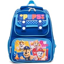 Ruz - Paw Patrols 12 Inch Pre-School backpack with Padded Back and Adjustable Straps, Medium, Blue, A28244
