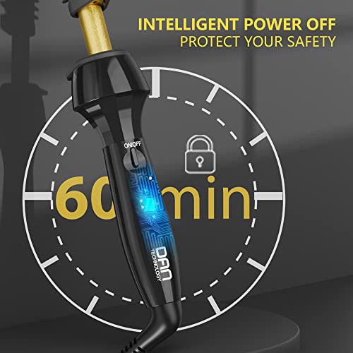 Dan Technology Hot Comb Hair Straightener,Dual Voltage Electric Hot Comb,500 Degree Ceramic Hot Comb,Adjustable Temperature Hot Comb Electric For Wigs,Pressing Comb For Natural Black Hair #TOP4