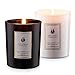Scented Candles Lavender and Vanilla with Natural Essential Oils, 100% Eco-Friendly Soy Wax Aromatherapy Candle, Romantic Wedding Creative Birthday Gift Fragrances Candle (2 Pack)