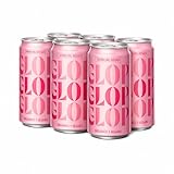 GLOP Sparkling Rosado Orgánico en Lata 200ml Pack 6| Monovarietal Garnacha Tinta | Vino Espumoso Vegano | Afrutado y Fresco | 10% Vol | Origen España