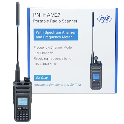 PNI HAM27 Scanner Radio multibande Portable pour radioamateurs, Scanner dans Toutes Les Bandes de fréquences – vue 2