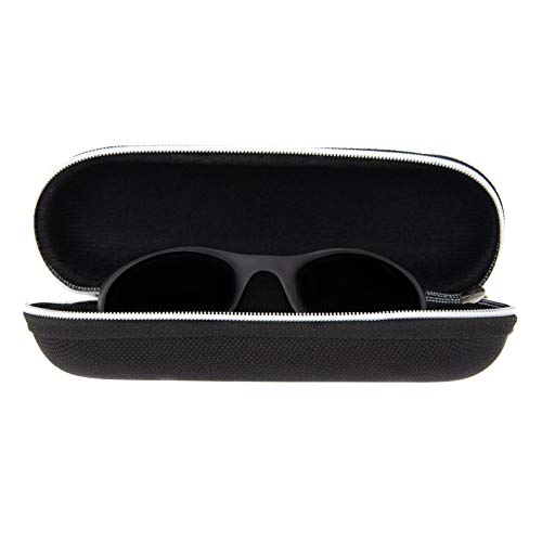Baby Solo Original Baby Sunglasses Safe, Soft, Adorable Durable Case Included (0-36 months, Matte Black Frame w/Solid Black Lens)