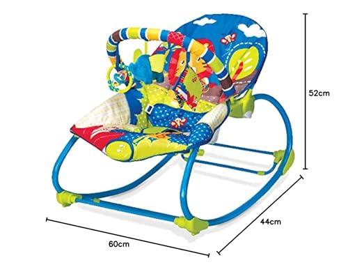 Mastela Cadeira Rocker Selva Azul Azul Médio