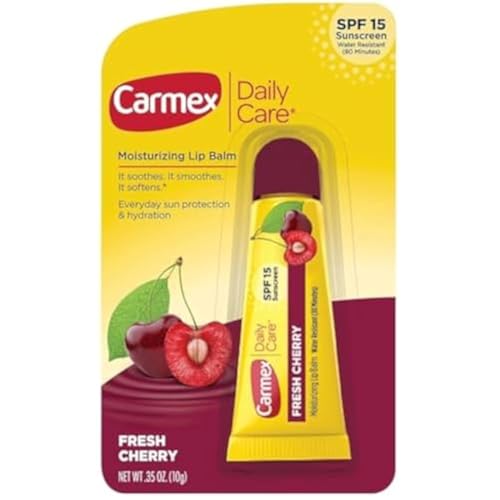 Image of Carmex Daily Care Moisturizing Lip Balm, Fresh Cherry, SPF 15, 0.35 oz