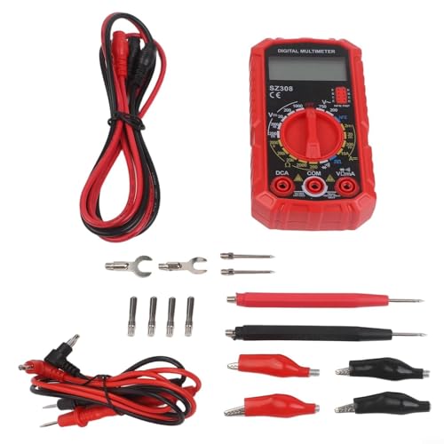 Image of PP Shell Multimeter Tester 2000 Counts Data Hold Function(Red Pro)