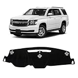 KUST Black Dash Cover for 2015-2020 Chevrolet Chevy Tahoe/Suburban/GMC Yukon (Without...