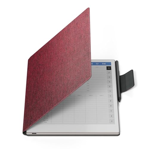 Ayotu Capa para notável Paper Pro, livro de tecelagem mosaico com fivela de caneta, capa magnética i