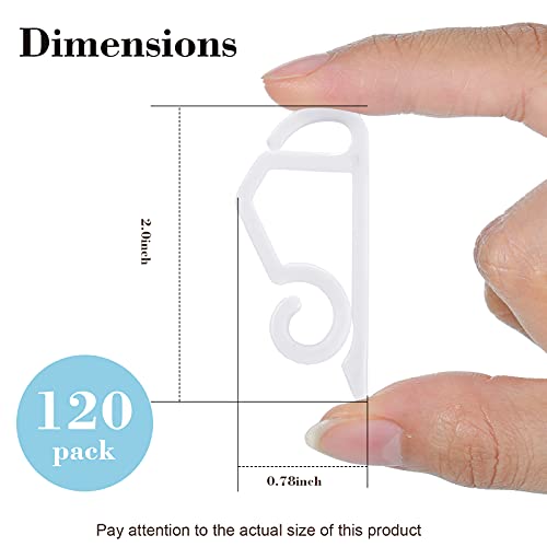 Marsui Christmas Light Clip Outdoor Gutter Hook Weatherproof Outdoor Light Clip Holiday Light Clip For Christmas Decoration String Light (White, 120 Pieces) #TOP1