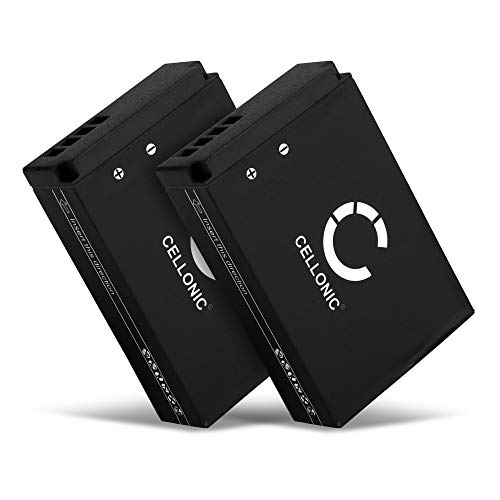 CELLONIC® 2X Batterie Remplacement LP-E12 820mAh pour Canon EOS M50, EOS M100, EOS 100D, PowerShot SX70 HS Appareil Photo caméra Action cam accu