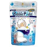 TruKid Bubble Podz Bubble Bath for Kids, Toddlers, & Babies, Tear Free Gentle & Refreshing Bath Bomb for Sensitive Skin with Natural Moisturizers, Non-Toxic, pH Balanced, Yumberry Scent (8 Podz)