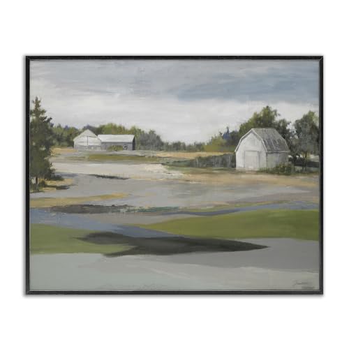 'Rural Farmland Vast Country Barn Agricultural'| Framed Giclee Art