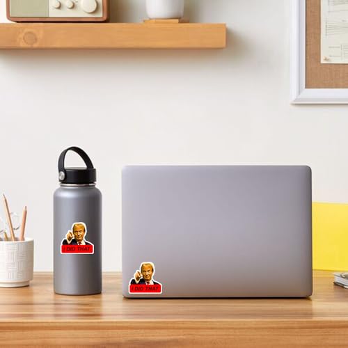 Azquest Donald Trump I Did That 10-Pieces Sticker 2"x1.7" Vinyl Bumper Sticker Decal for Political Friends Car Truck Window Refrigerator Laptop Car Magnet and Any Smooth Surface - Image 2