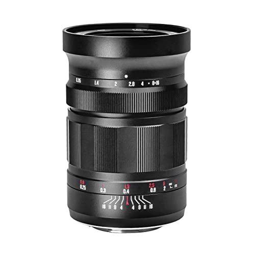 Meike 25mm f0.95 Large Aperture Manual Focus Lens Compatible with Panasonic Lumix M43 MFT Mount Mirrorless Cameras GH3 GH4 GH5 GH6 GH7