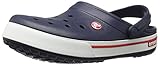 crocs Unisex Crocband II.5 Clog ,Navy/Red,12 US Women / 10 US Men