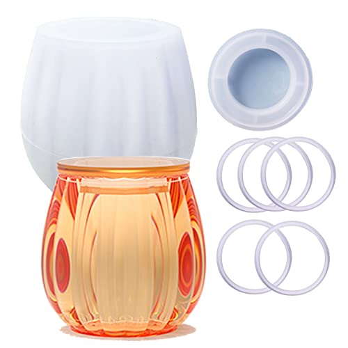 Moule silicone boîte de rangement scellée vase et pot époxy - 2