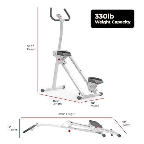Image of Sunny Health & Fitness Climbing Stair Stepper for Home Gym