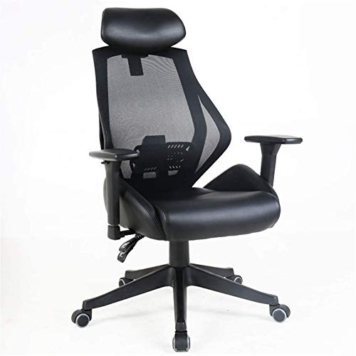 Chaise de patron avec repose-pieds YRYRYW siège de bureau inclinable en toile de jute