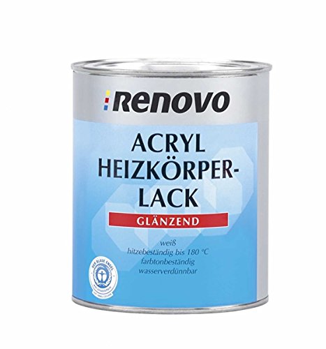 Preisvergleich Produktbild Renovo Acryl Heizkörperlack glänzend, 750 ml, hitzebeständig