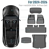Photo of the 2024 New Version Tesla Model 3 Highland Floor Mats Custom Fit All Weather TPE Cargo Liner Cargo