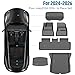 6PCS All-Weather TPE Floor Mats & Cargo Liner Set - Compatible with 2024-2026 Model 3 Highland/Standard | Custom Fit Anti-Slip Interior Protection