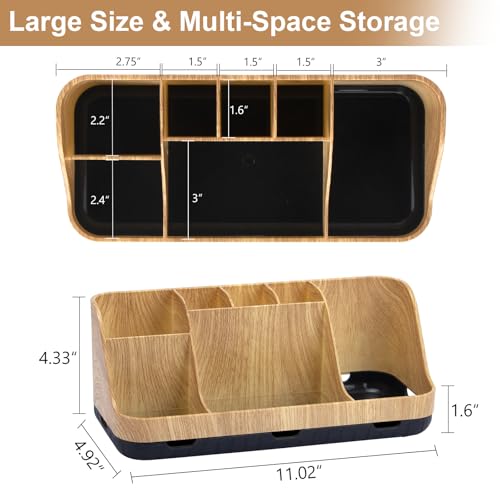 GFWARE Wood Toothbrush Holders for Bathroom Organizer with Drainage by GFWARE - Used condition - Image 6