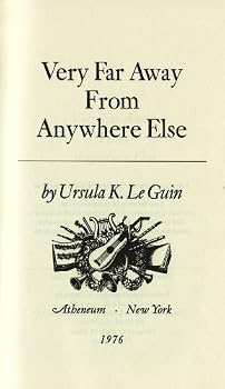 Hardcover Very Far Away from Anywhere Else Book