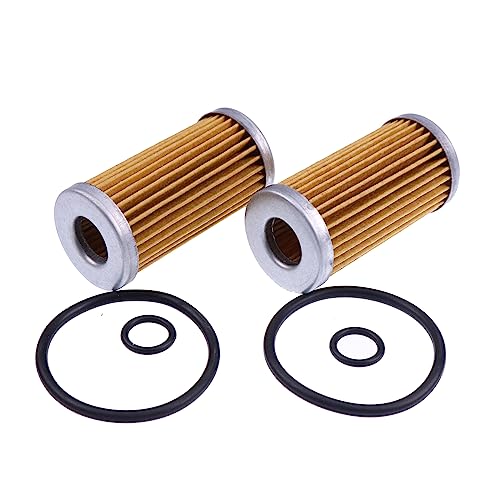Ieqfue 2Pcs Fuel Filter With O-Ring 87300039 83922484 Mm404879 Sba360720020 1273082C1 Compatible With Ford New Holland Tc23Da Tc24D Tc24Da Tc27Da T1520 T2210 T2220 Case D25 D29 234 244 254 #TOP1