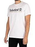 timberland heritage herren günstig Timberland Weiß Lineares T-Shirt