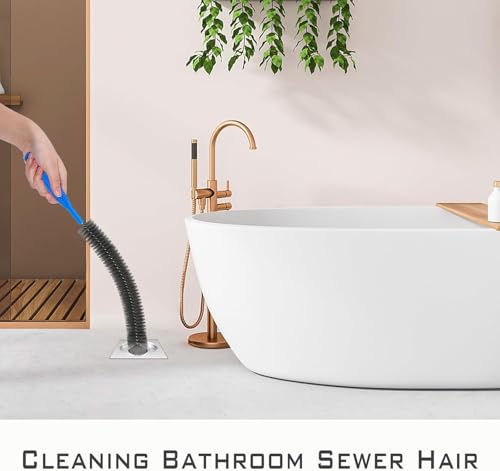 Drain Brush and Drain Snake Cleaner Set