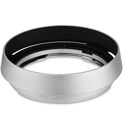 Image of Haoge LH-ZM36 Bayonet Metal Round Lens Hood for Carl Zeiss Distagon T 1.4/35 35mm f1.4 ZM Lens Silver