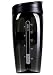 Trimr Shaker Bottle - Duo Boost 20 oz Protein Shaker Cup, Protein Mixer / Blender (Black)
