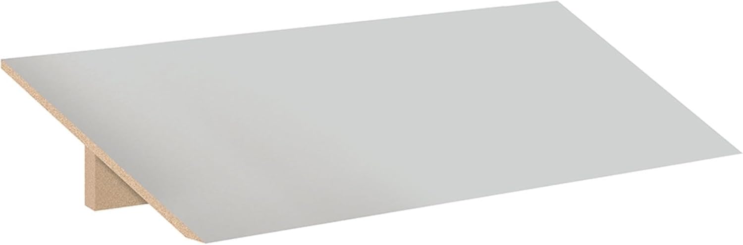 Salsbury Industries Sloping Hood - for 18 Inches Wide - 18 Inch Deep Designer Wood Locker - 3 Wide - Gray