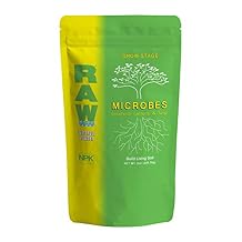RAW Microbes Grow 8oz - Plant Growth Enhancer with Endomycorrhizae and Rhizosphere Bacteria