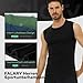 Imagen de FALARY Camiseta de Tirantes Hombre Pack de 3 Negro L Camiseta Interior Hombre Algodón 100%