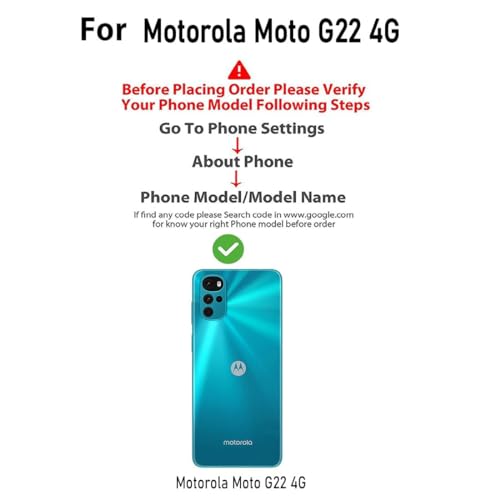 Image of COVERBLACK Soft Rubber Silicon Clear Case Back Cover Compatible for Motorola G22 4G - Transparent