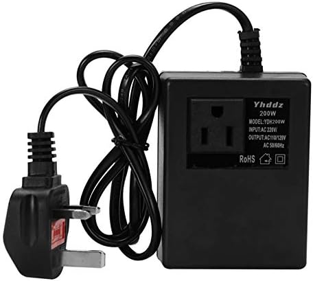 200W Step Down Power Voltage Converter Transformer 220V/240V to 110V/120V, Intelligent Efficient Adapter Travel Power Adapter