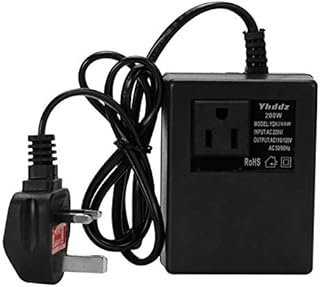 200W Step Down Power Voltage Converter Transformer 220V/240V to 110V/120V, Intelligent Efficient Adapter Travel Power Adapter