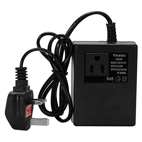 200W Step Down Power Voltage Converter Transformer 220V/240V to 110V/120V, Intelligent Efficient Adapter Travel Power Adapter Cover