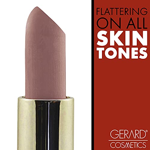 Gerard Cosmetics Lipstick - Creamy And Buttery Formula Creates Flawless Looking Pout - Envelops Lips In Rich, Pigmented Color - Smooth, Satin Finish - Will Not Dry Lips Out - Buttercup - 0.14 Oz #TOP5