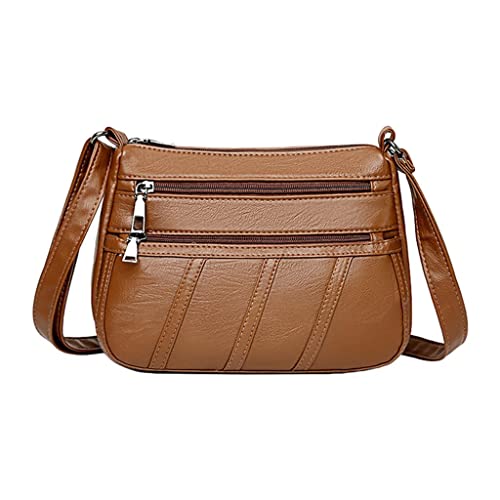 Sac besace épaule marron idéal pour le travail et les vacances