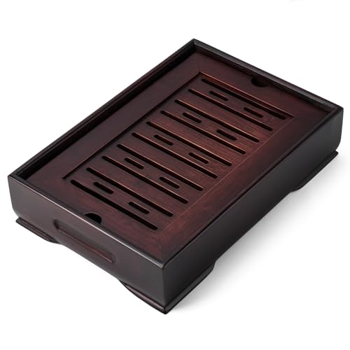 Gongfu Tea Tray, Bamboo Tea Tray,Gongfu Tea Table Tray with Reservoir (M) by Lyty - Used condition - US$24.82